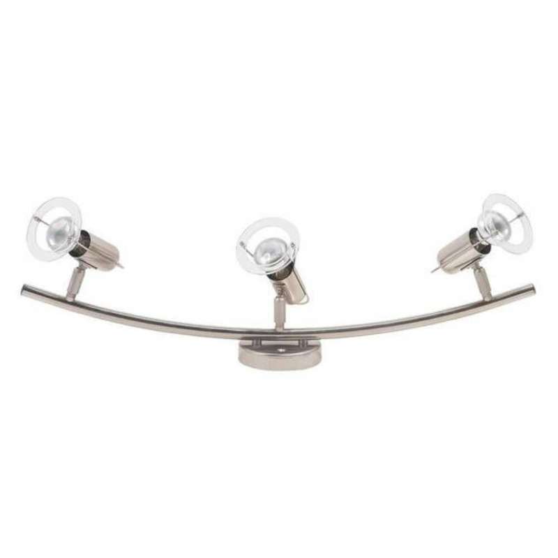 EUROLUX 3 FITTING CEILING SPOTLIGHT ONBAR CHROM S/CHROME