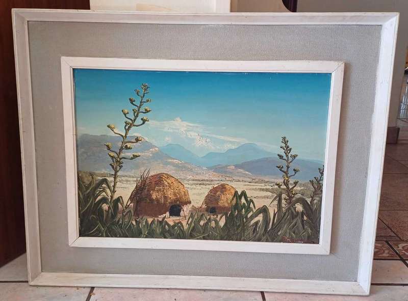 F Potgieter 1961 oil painting