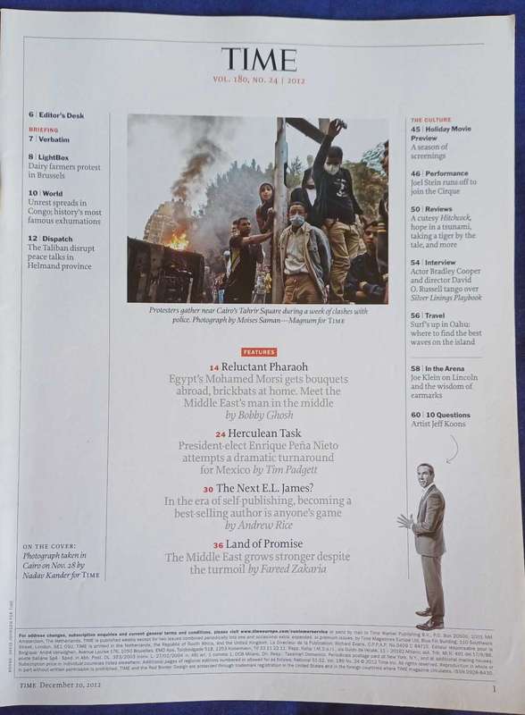 Time magazine December 10, 2012