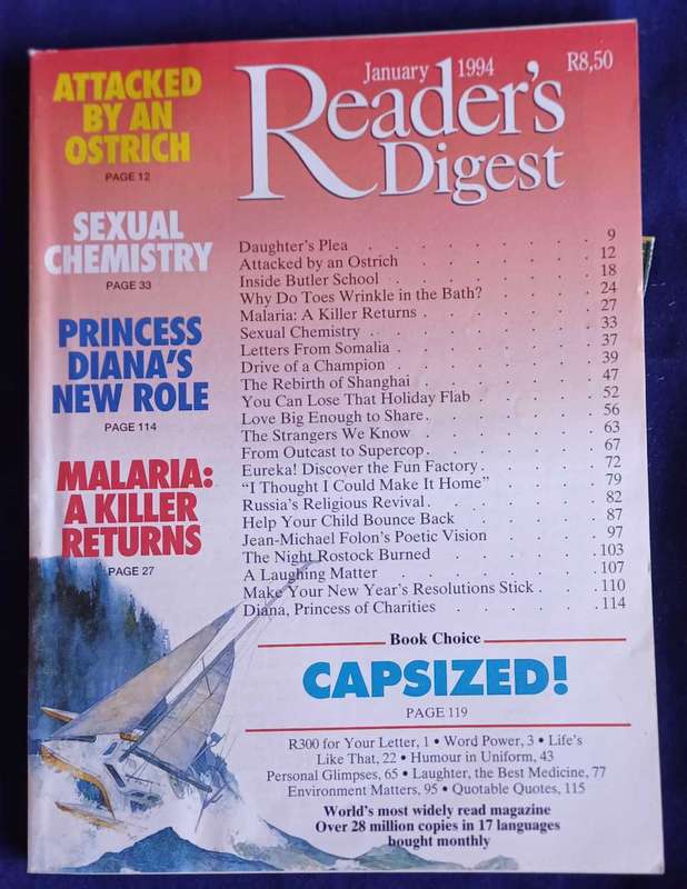 Reader's digest magazine January 1994