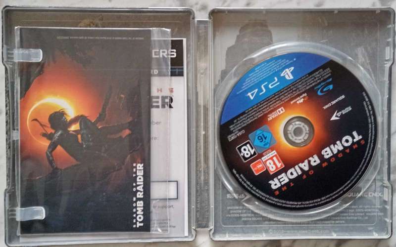 Shadow of the Tomb Raider Limited Steelbook Edition for PS4