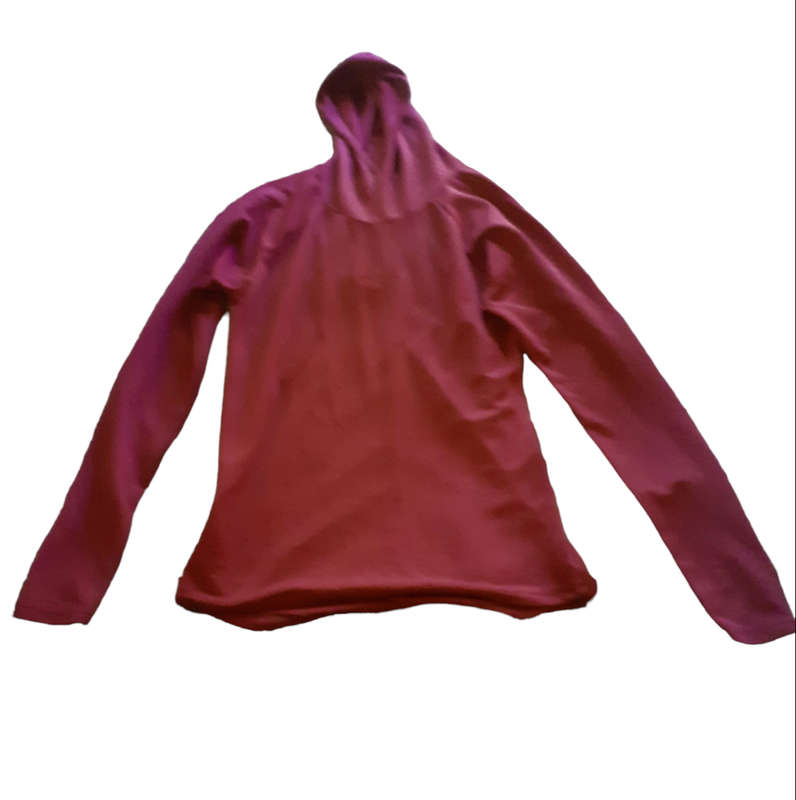 Long Sleeve Hooded Shirt Size S