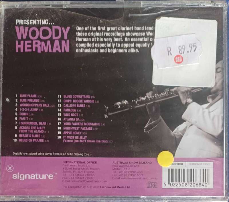 Presenting...Woody Herman cd *sealed*