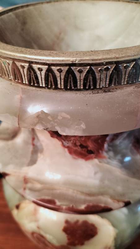 Neoclassical Style Onyx Urn