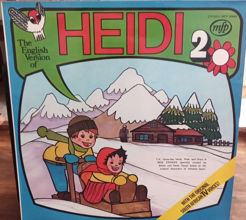 HEIDI 2 LP VINYL RECORD STEREO ENGLISH