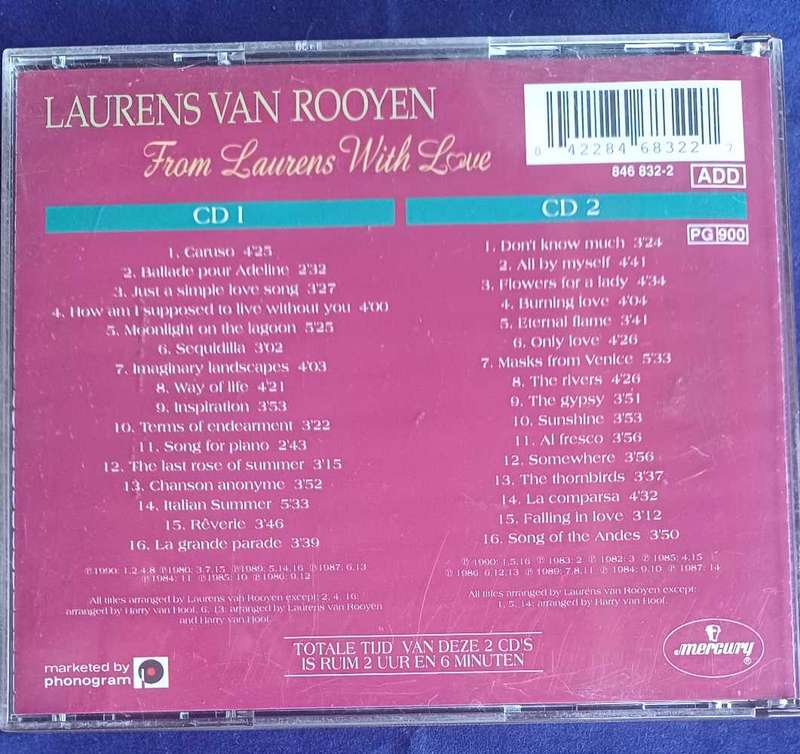 Laurens van Rooyen - From Laurens with love 2cd