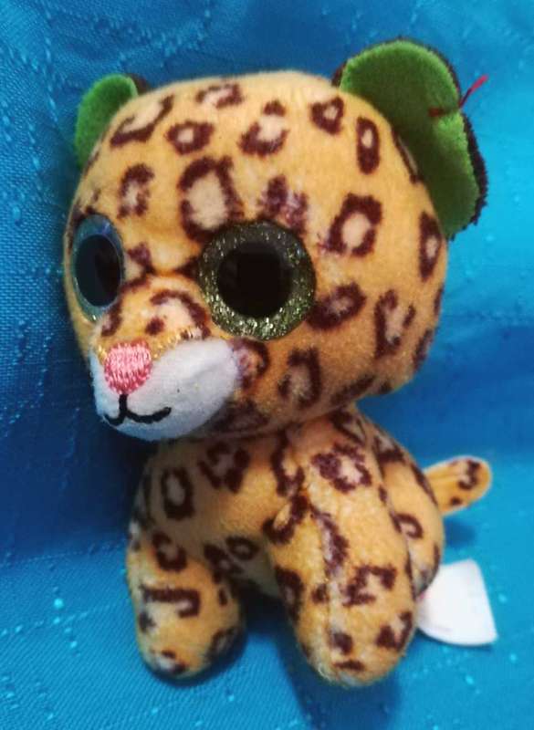 TY Teeny Beanie Boo Freckles the Leopard. McDonald's 2017. Collectable Happy Meal Toy. 10cm.