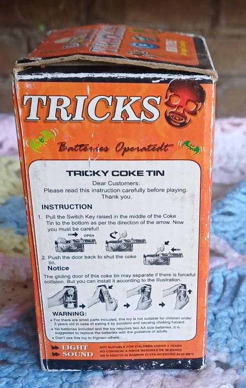Tricky Coke tin
