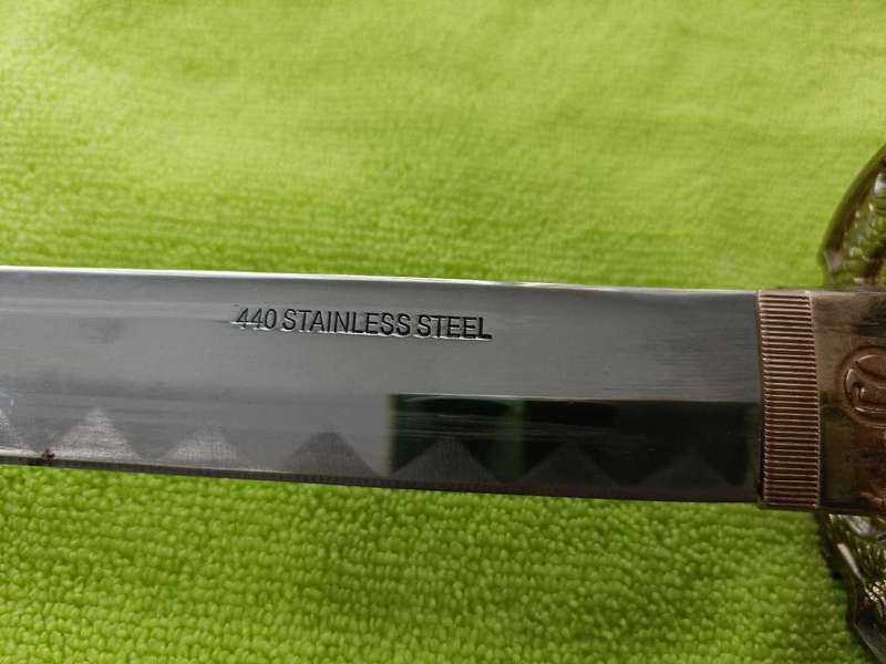Green Samurai katana