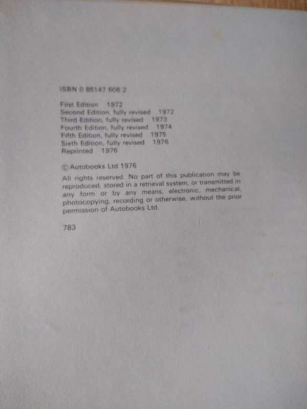Peugeot 504 Owners Workshop Manual Autobook 783 By Kenneth Ball