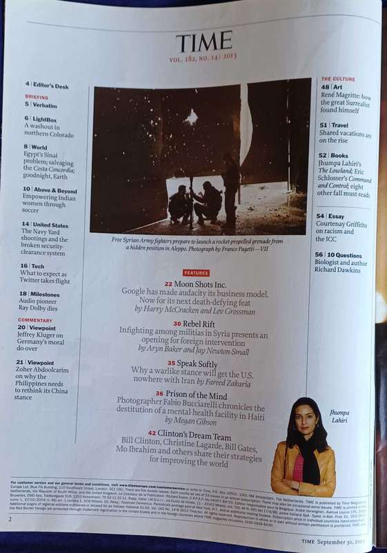 Time magazine September 30, 2013