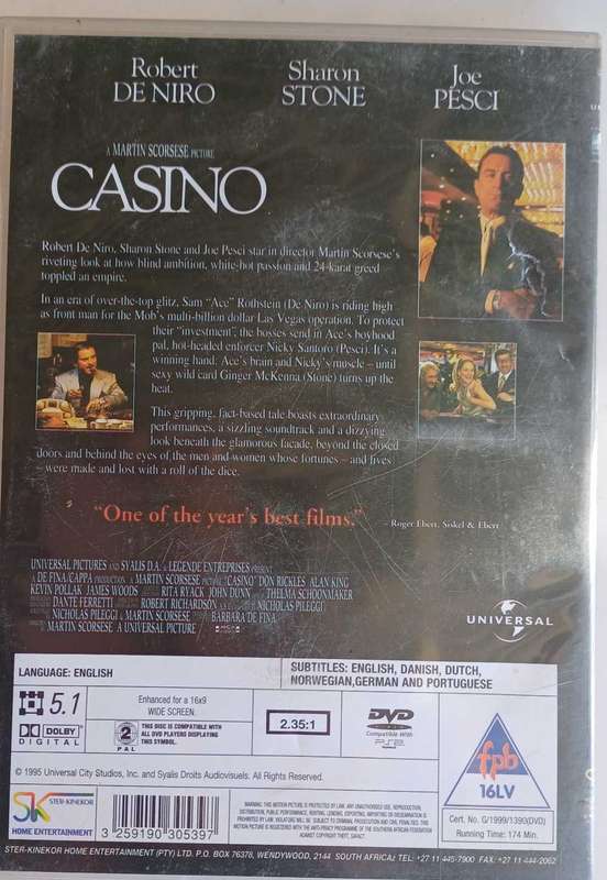 Casino dvd