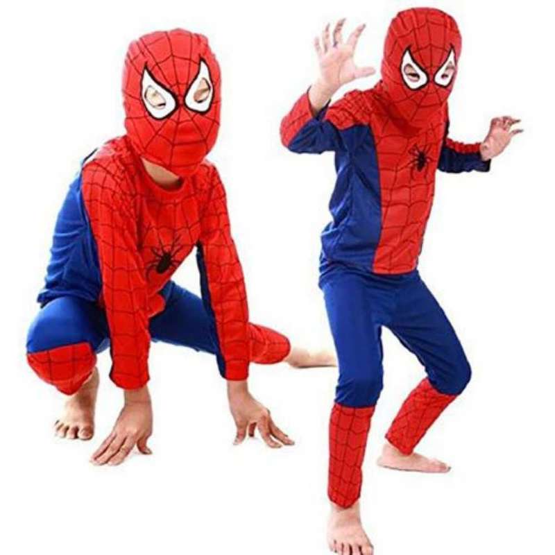 Kids Spiderman Boy Super Hero Costume