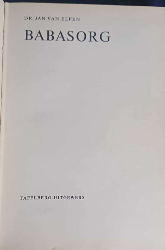 Babasorg deur dr Jan van Elfen