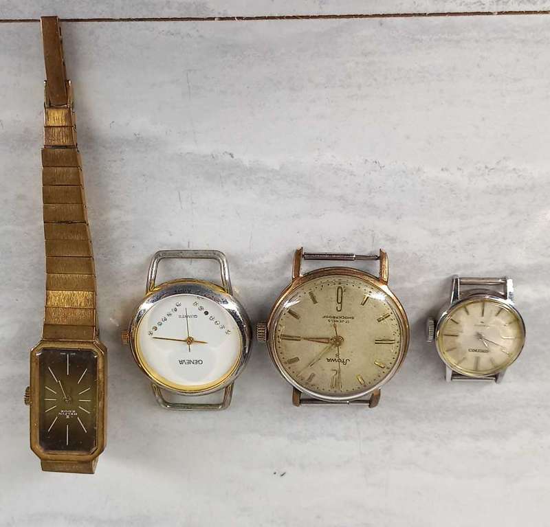 Vintage watches Stowa, Seiko etc.