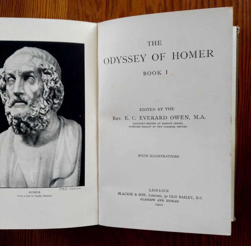 The Odyssey of Homer Book 1 (Blackies Illustrated Greek Series 1901)