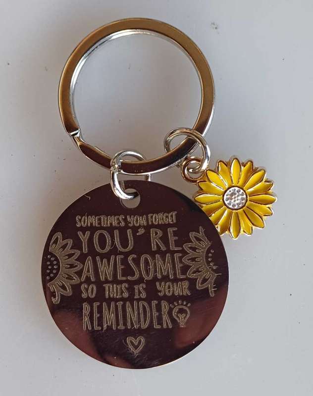 You're awesome keyring