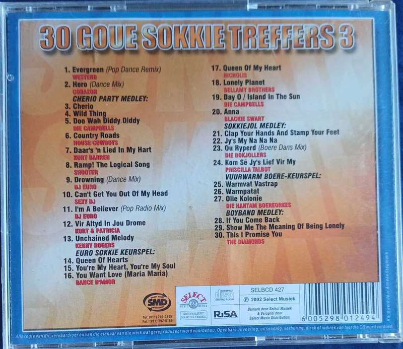 30 Goue sokkie treffers 3 (cd)