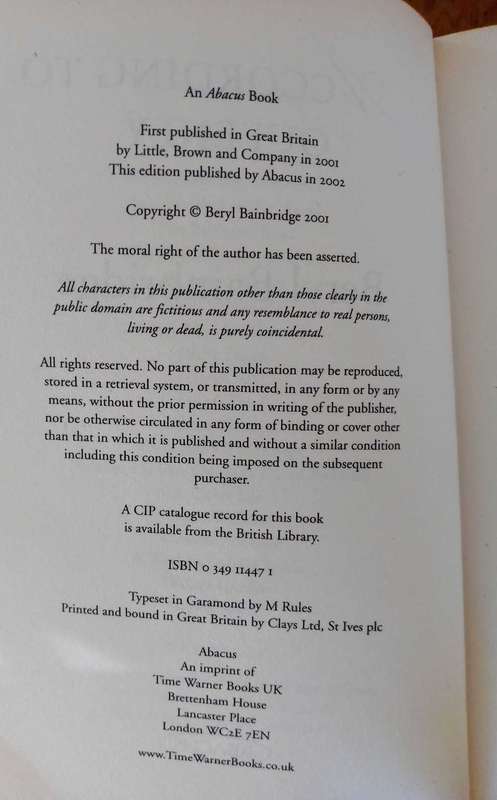 According to Queeney by Beryl Bainbridge