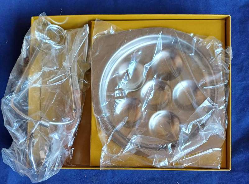 Stainless steel escargot set of 3
