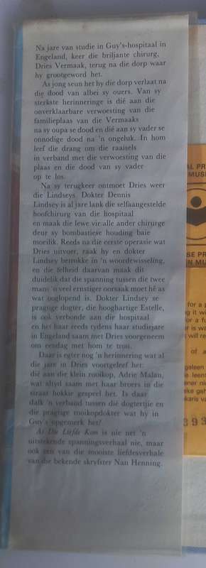 As die liefde kom deur Nan Henning