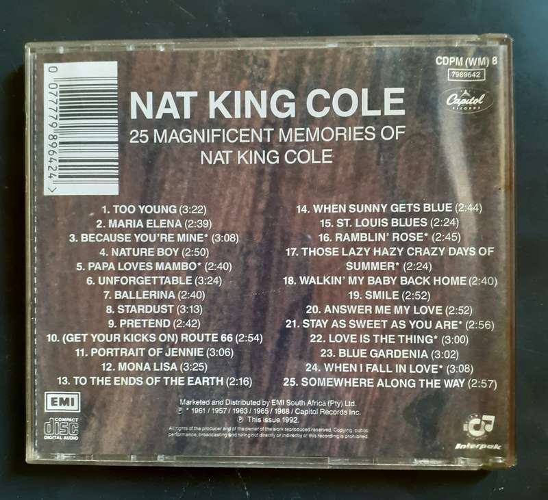 Nat King Cole - Evergreen (CD)