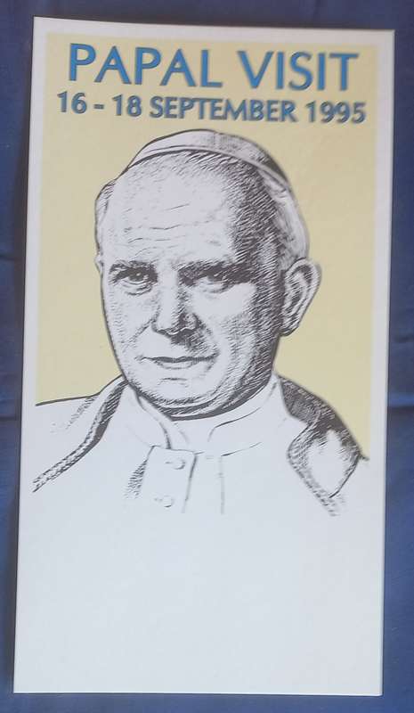 First day envelope - Papal visit