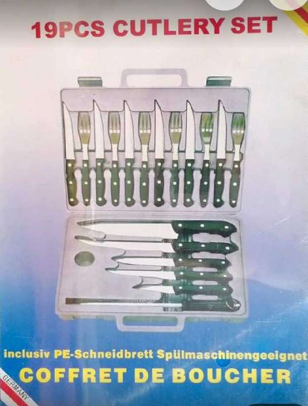 Coffret De Boucher - Professional 19 piece Cutlery/Steak Set