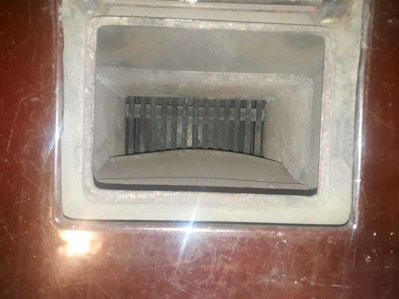 ANTIQUE RAYBURN NO 6 ANTRISITE ROOM HEATER, SOLID IRON - GOOD CONDITION - PLEASE READ INFO BELOW