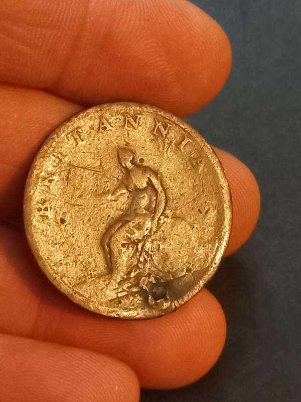 1807 Great Britain Half penny. Holed