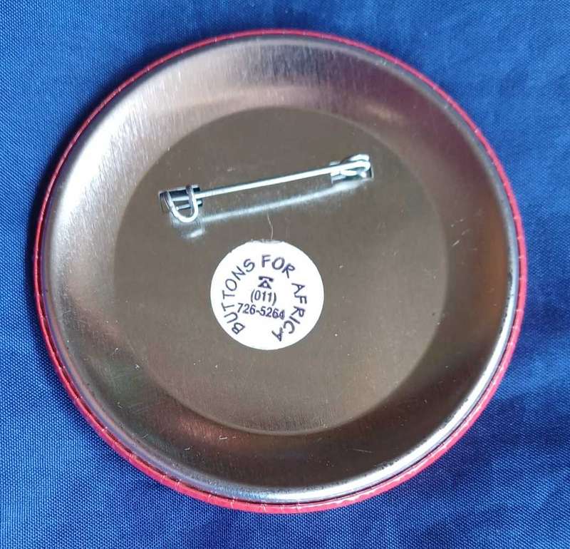 Rugby world final party 1995 button badge