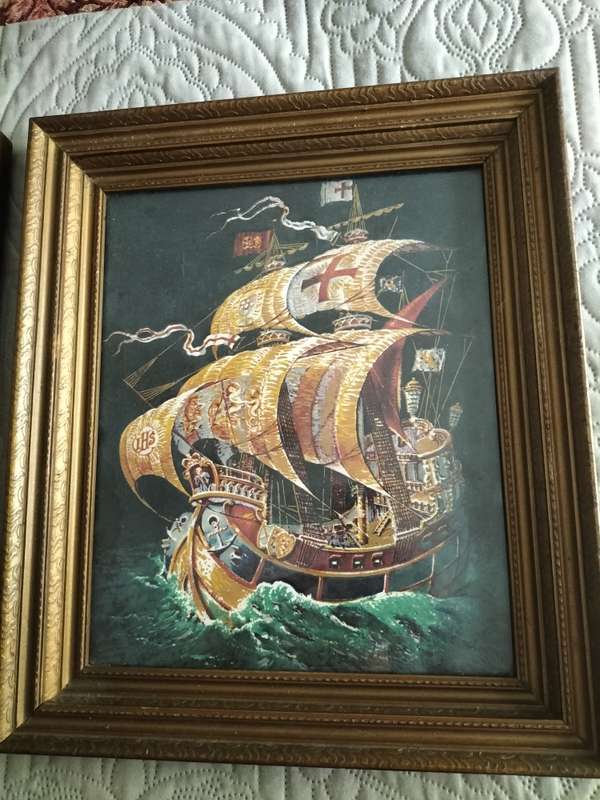 Pair of Framed Clipper Ship Prints