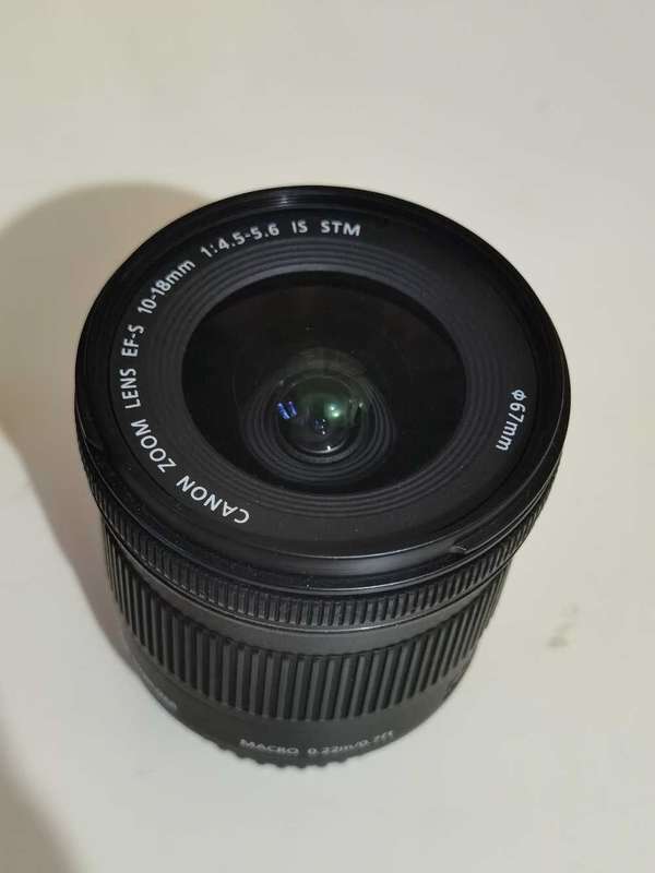 Canon EFS 10-18mm IS STM ultrawide lens