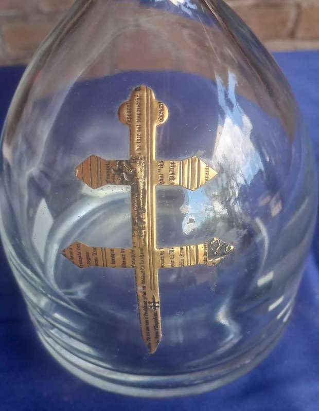 D`Usse Cognac bottle (empty)