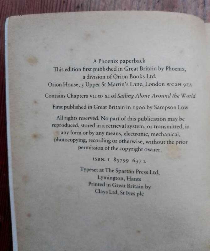 Voyage Around the Horn by Joshua Slocum (Phoenix 60p Paperback)