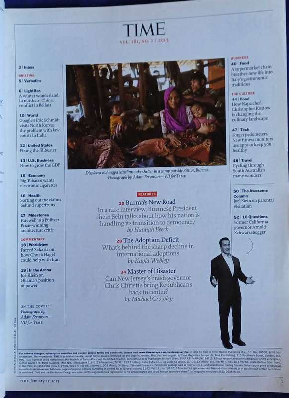 Time magazine January 21, 2013