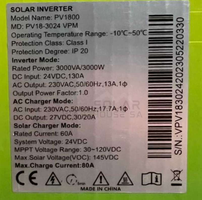 Inverter 3kw Must - Pure Sine wave