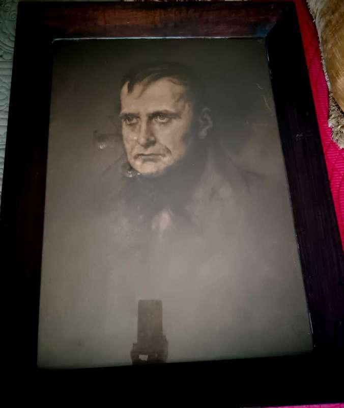 Framed Napolean Lithograph C 1900