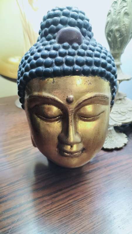 Golden Lacquered Buddah Head