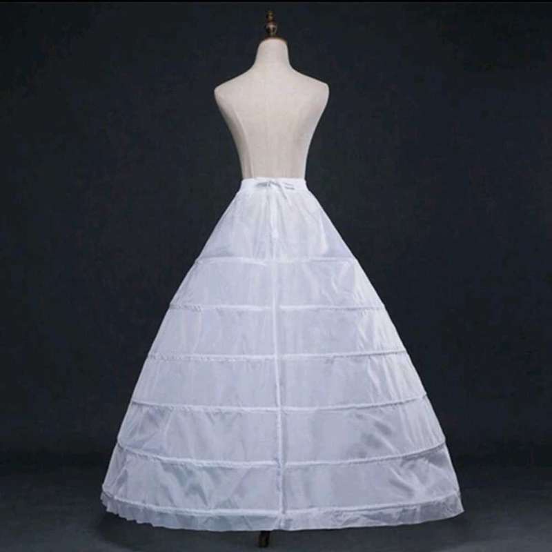 wedding dress petticoat 5 hoops
