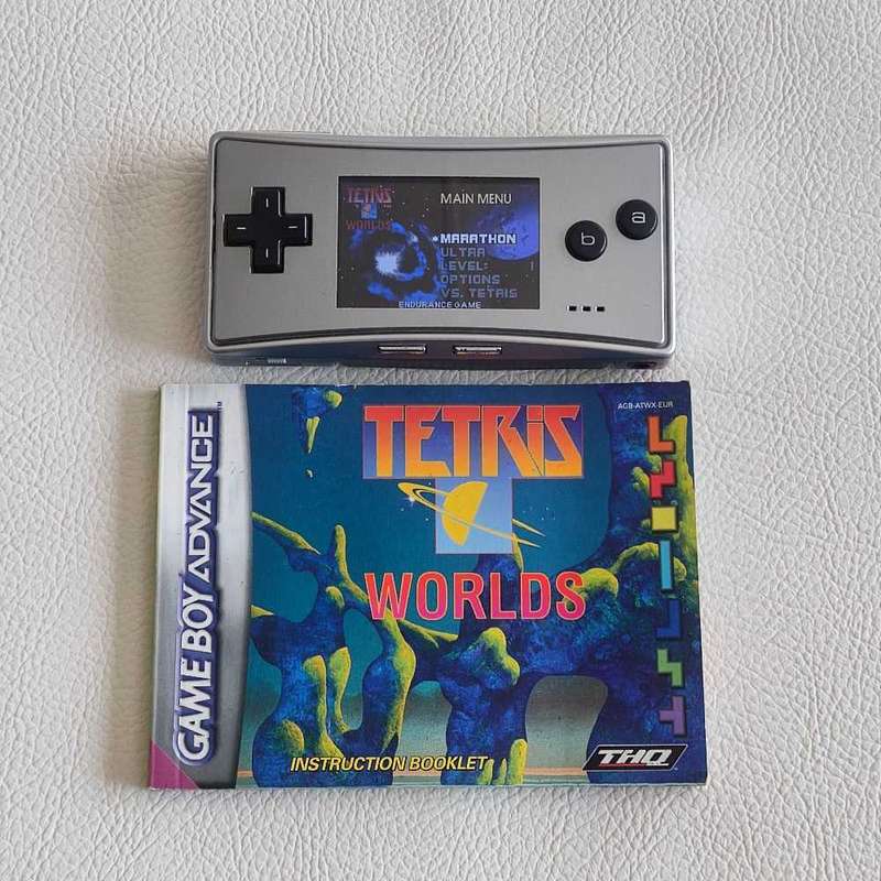 Tetris Worlds GameBoy Gba Cartridge