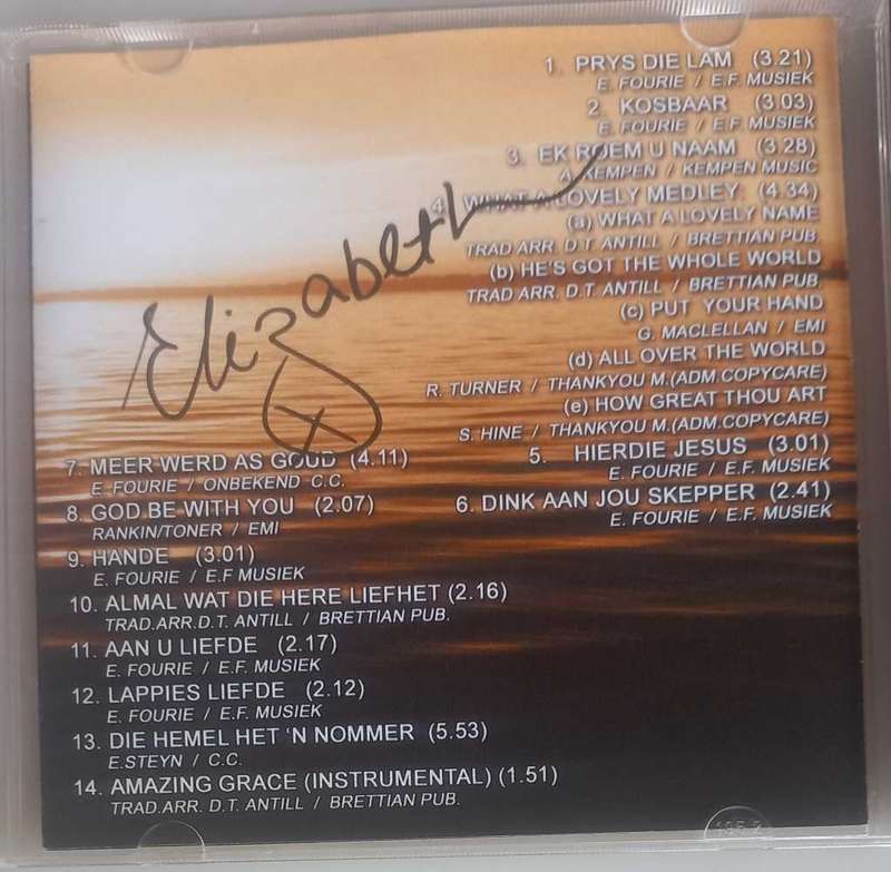 Francois & Elizabeth - Die hemel het `n nommer cd