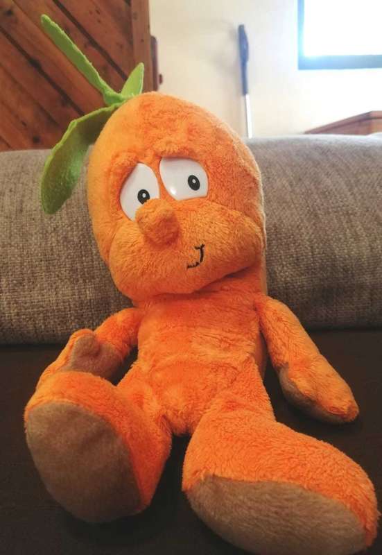 Goodness Gang. Charlie the Carrot. Soft Plush Toy. 30cm.