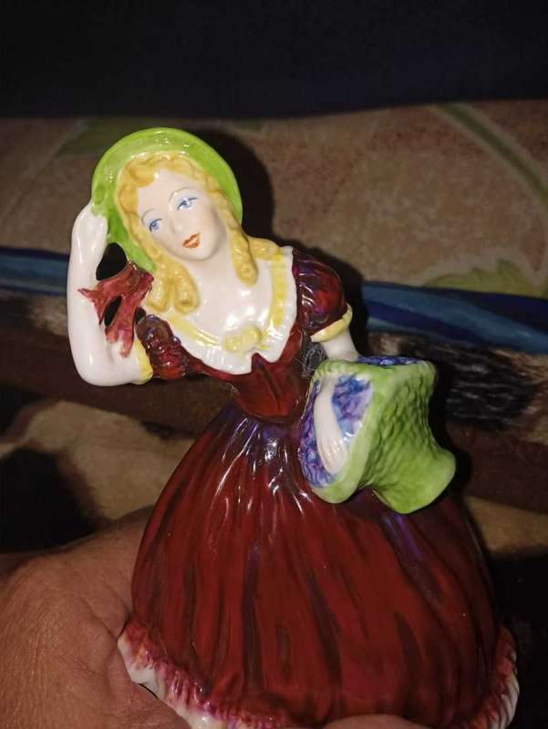Coalport porcelain lady