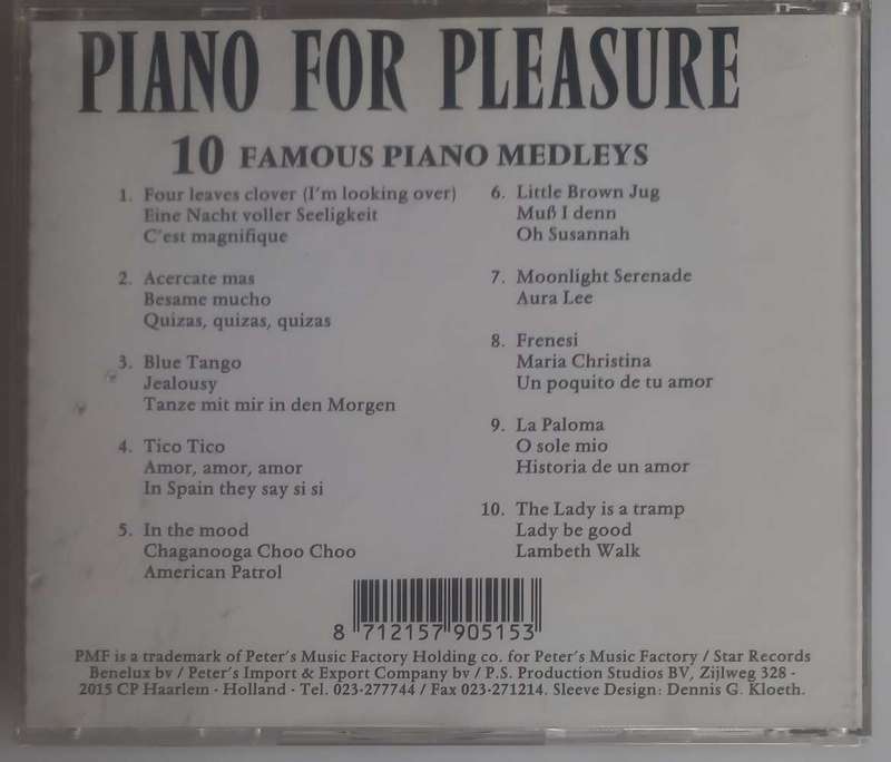 Piano for pleasure cd