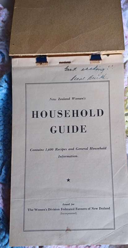 Recipe book and household guide
