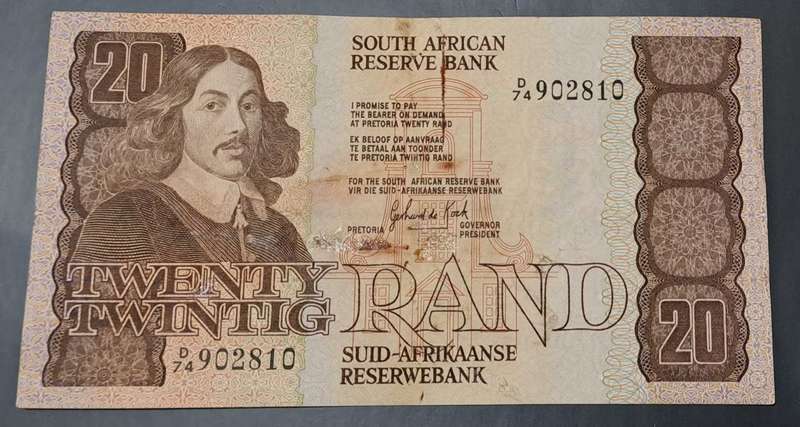 1981 Twenty Rand GPC de Kock, first issue