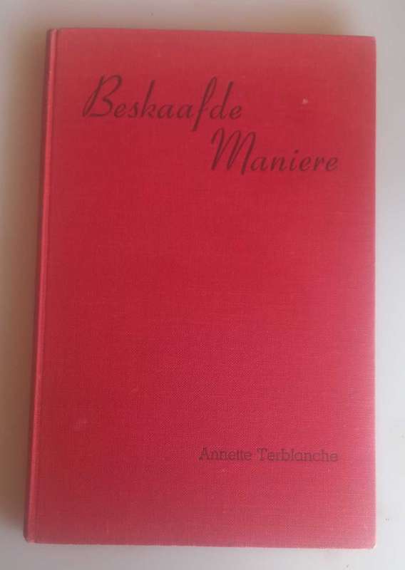 Beskaafde maniere deur Annette Terblanche