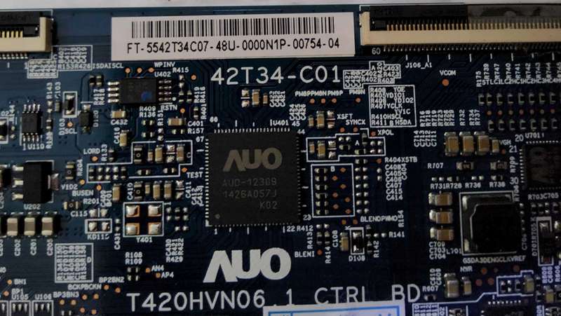 JVC 42T34-C01 TCON Board for 42 inch TV Replacement 42inch Television Timing CONtrol T-CON Board