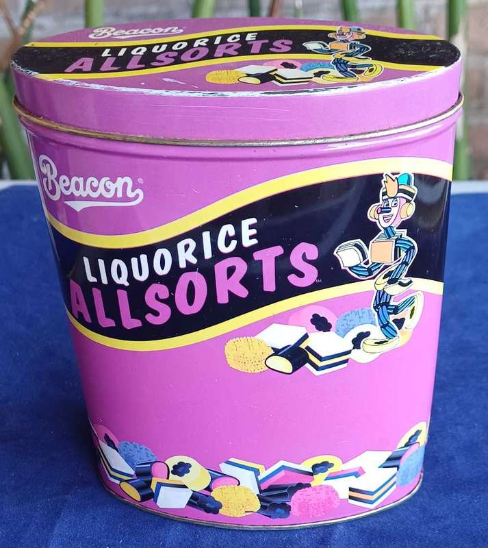 Beacon liquorice allsorts tin